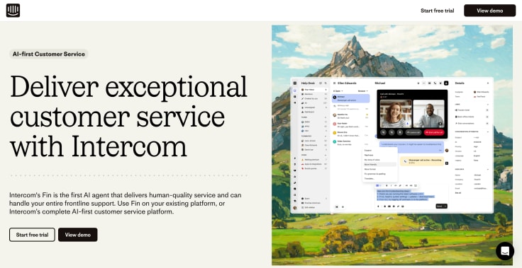 intercom main page